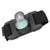 Outdoor Mini Survival Light IPX8 Waterproof Safety Signal Lamp with Belt for Vest BagBlack Base Green Light