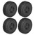 4Pcs RC Car Rubber Tire Rims Terrain Short Course Truck Wheels for HQ727 RC Car Parts