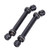 2 Pcs Black Metal CVD Drive Shaft Accessories for Axial SCX10/CC01/D90/D110 1/10 RC CarBlack(88-113mm)