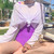 Women One Piece Swimsuit Female Backless Bikini Bodysuit for Swimming Hot Spring Beach Purple L