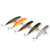 5PCS 8CM Plastic 3D Fish Eye Minnow Lifelike Artificial Hard Bait Fishing Lures Tackle Accessory5 Color 8CM