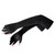 Ice Silk Arm Sleeves Slip Resistance Lengthened UV Protection Arm Cooling Sleeves for Cycling Outdoor Fishing Driving Black