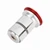 Aluminum Alloy Stem Headset Top Cap Bike Fork Expander Bung 1/1.25inch (Red)