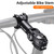 Adjustable Bicycle Handlebar Stem Variable 60 Degree Angle Aluminum Alloy Bike Handlebar Riser Road Bike Front Fork Stem Adapter