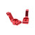 RC Aluminium Alloy Rear Hub Carrier with Bearings for Traxxas Slash 2WD 1/10 RC Car Upgrade PartsRed