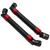 1Pair Metal Spline Drive Shaft CVD for Axial SCX6 AXI05000 JLU 1/6 RC Crawler Car Upgrades PartsRed