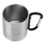 Stainless Steel Climbing Cup Double Layer Thickened Portable Camping Mug Good Heat Insulation Coffee Teacup for Outdoor