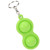 Stress Relief Keychain Push Bubble Key Ring Hand Sensory Puzzle Toy Silicone for Students Adults ChildrenGreen