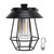 Camping Lantern Waterproof USB Rechargeable 3 Modes Handheld Vintage Lantern with Metal Hook for Outdoor Camping Black