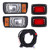 Cart Car LED Super Bright Headlight Tail Light Kit for Golf Club DS