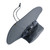 Fishing Hat Breathable Cotton Polyester Large Brim Sun Hat for Men Summer Mountain Climbing Dark Grey