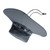 Fishing Hat Breathable Cotton Polyester Large Brim Sun Hat for Men Summer Mountain Climbing Dark Grey