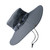 Fishing Hat Breathable Cotton Polyester Large Brim Sun Hat for Men Summer Mountain Climbing Dark Grey
