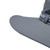 Fishing Hat Breathable Cotton Polyester Large Brim Sun Hat for Men Summer Mountain Climbing Dark Grey