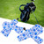 4PCS 1/3/5/UT PU Leather Waterproof Thicken Plush Golf Putter Head Cover Wooden Club Headcovers Accessory