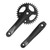 Bolany 34T Bike Single Crankset 104 BCD 7‑12 Speed Square Hole Crank Bike Crank Arm Set for Cycling Accessories