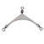 10pcs Stainless Steel Barrel Rotate Swivels Rings Fishing Tackle Accessory (8#)