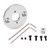 Remote Control Car Upgrade Motor Holder Aluminum Alloy Portable Motor Base Mount Parts for MN86K 1/12 RC Cars Silver