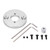 Remote Control Car Upgrade Motor Holder Aluminum Alloy Portable Motor Base Mount Parts for MN86K 1/12 RC Cars Silver