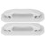 2Pcs Inflatable Dinghy Handrail with Hole Handle for Drifting Boat Fishing Boat Canoeing