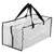 Oversized Moving Bags Waterproof Transparent with Zippers Heavy Duty Storage Bag for Space Saving Moving Storage Backpack Type