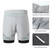 2-In-1 Men Running Shorts with Zipper Pockets Quick Dry Exercise Shorts for Training Gym Workout