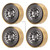 4pcs RC Beadlock Wheel Professional Aluminum Alloy Brass RC Wheel Weight Block for Watchman FMS FCX24 1/18 1/24 RC Car Titanium