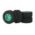 4pcs 1/24 Rubber Tires Aluminum Alloy Deep Unevenness Texture Strong Cushioning RC Wheels for 1/24 RC Car Green