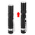 2Pcs Outdoor Mini Portable Super Bright LED Flashlight Telescopic Pen Shape Emergency Light