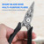 Aluminum Fishing Pliers Split Ring Pliers for Fishing Hook Remover Professional Saltwater