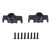 1 Pair RC Steering Cup Aluminum Alloy Accessory Part for MJX 1/14 14210 1/16 16208 Black