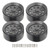 4PCS RC Beadlock Wheel Hub 1.9in Iron Wear Resistant Reusable RC Wheel Hub for Replacement Ti Color