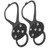 1Pair 5 Teeth Outdoor Snow Climbing Crampons Mountaineering AntiSlips Shoes Spikes