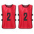 12 PCS Adults Soccer Pinnies Quick Drying Football Team Jerseys Youth Sports Scrimmage Soccer Team Training Numbered Bibs Practice Sports Vest