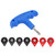 Portable Quality Golf Clubs Head Wrench Accessory with 7 Weight Screws Tool Kit