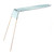 Kayak Shade Canopy Portable Foldable Boat Awning Set Kayak Canoe Sunshade Accessories Light Blue