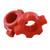 2PCS Dumbbell Nuts Red Spinlock Collar Screw Anti Slip Stable Secure Easy Operation Dumbbell Accessory for Weightlifting Fitness
