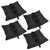 4Pcs Base Weight Bag 420D Oxford Cloth Outdoor Fixing Sandbag Set Kit for Tent Canopy
