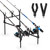 4PCS Fishing Rod Rest Head Fishing Pole Butt Grip V-head Fishing Rod Holder Carp Fishing Tackle