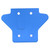 Aluminum Alloy Rear Plate Protective Cover for ARRMA KRATON 6S 1/8 Remote Control Car Bleu