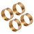 RC Wheel Counterweight Ring 1.9 Inch Brass Internal Beadlock Clamp Ring for Axial SCX10 II 90046 RC Crawler 4pcs