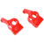 1:14 Metal Rear Axle Hub Carrier for RC Remote Control Car Upgrade Parts (Red)