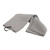 Microfiber Golf Towel Waffle Pattern Fitness Sweat Absorption Towels with Carabiner Clip for Exercise Sports Grey