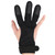 Outdoor Sport Archery Finger Guard Antiskid Breathable Three Fingers Shooting Protectorblack S/M