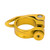 Bike Seats Post Clamp Corrosion Resistant Durable Aluminum Alloy Seats Tube Clip for BicycleGold