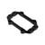 Steering Servo Mount Set Aluminum Alloy Steering Servo Mount Bracket for Arrma Kraton 1/8 RC CarsBlack