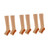 Zipper Compression Socks Open Toe Knee High Stretchy Breathable Calf Compression Stockings for Sports 3 Pairs S/M