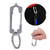Multi Function Key Chain Alloy Steel Screwdriver Wrench Home Key Ring Accessory