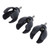 3pcs 4 Claw Golf Ball Retriever Grabber Pick Up Back Saver Claw Put On Putter Grip for Golf Screws Tool