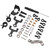 RC Front Upper Lower Swing Arm Set with Drive Shaft For WPL D12 D42 D Series Remote Control Car